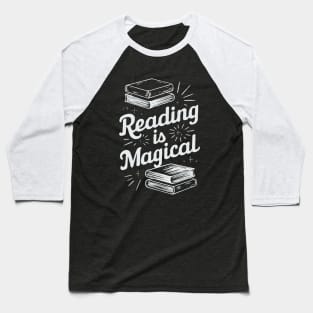 Reading Is Magical, Bookworm Baseball T-Shirt